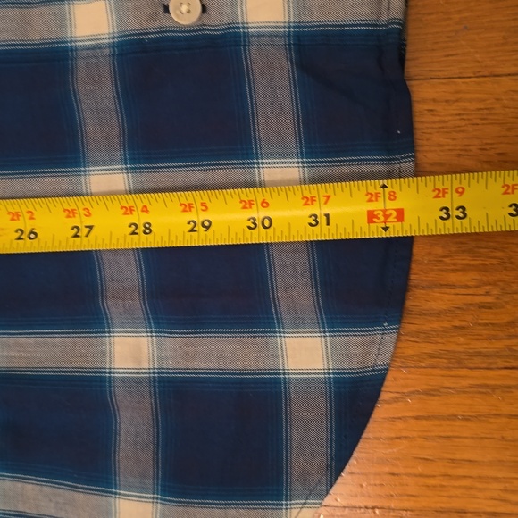 LEVI'S BRAND MEN'S SIGNATURE LONG SLEEVE FRONT BUTTON PLAID SHIRT SIZE LARGE - Picture 13 of 16